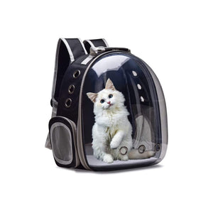 Floofi Space Cat Capsule Backpack - Model 1 (Black) FI-BP-104-FCQ