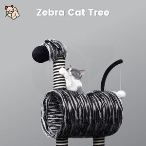 2.5 Floofi Cat Tree Zebra - FI-CT-101-RN