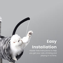 Load image into Gallery viewer, 2.5 Floofi Cat Tree Zebra - FI-CT-101-RN