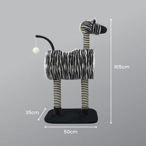 2.5 Floofi Cat Tree Zebra - FI-CT-101-RN