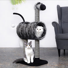 Load image into Gallery viewer, 2.5 Floofi Cat Tree Zebra - FI-CT-101-RN