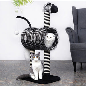 2.5 Floofi Cat Tree Zebra - FI-CT-101-RN