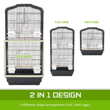 Load image into Gallery viewer, 1.8 Paw Mate Bird Cage Parrot Aviary Veer 2IN1 Design 92cm