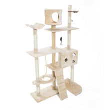 Load image into Gallery viewer, 2.4 Paw Mate 170cm Beige Cat Tree Danie Multi Level Scratcher