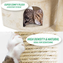 Load image into Gallery viewer, 2.4 Paw Mate 170cm Beige Cat Tree Danie Multi Level Scratcher