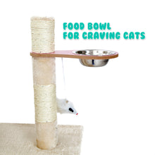 Load image into Gallery viewer, 2.4 Paw Mate 170cm Beige Cat Tree Danie Multi Level Scratcher