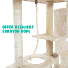 Load image into Gallery viewer, 2.4 Paw Mate 170cm Beige Cat Tree Danie Multi Level Scratcher