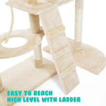 Load image into Gallery viewer, 2.4 Paw Mate 170cm Beige Cat Tree Danie Multi Level Scratcher