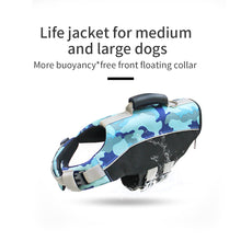 Load image into Gallery viewer, Ondoing Dog Life Jacket Lifesaver Pet Safety Vest Swimming Boating Float Aid Buoyancy