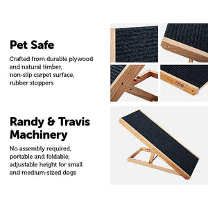 8 Dog Ramp Pet Ramp Adjustable Heights Portable