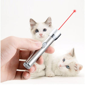 Cat Chaser Toys Rechargeable MiniFlashlight Laser LED Pen Light Cat Light Pointers Funny Pet Toys Aus