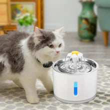 Load image into Gallery viewer, Automatic Cat Fountain Pet Drinking Water Dispenser Electric LED Drinking Fountain  Drink Filter USB Powered Aus